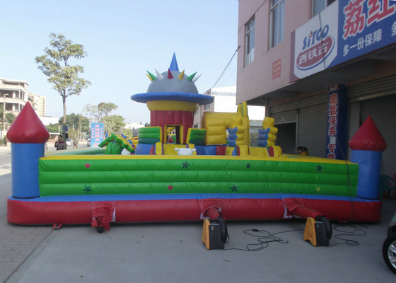 Μεγάλου μεγέθους διογκώσιμα υλικά Bouncy Juming Castle ασφάλειας λούνα παρκ υψηλά