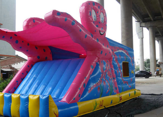 Χταποδιών ζωηρόχρωμη εκτύπωση Bouncy Castle σχεδίων διογκώσιμη με τη φωτογραφική διαφάνεια
